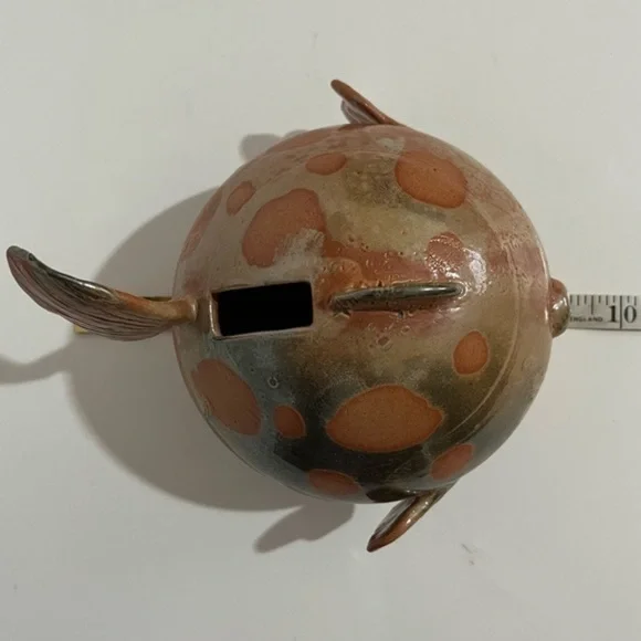 Artisan Fish Bank B Van Soi Handmade Artisan ClayOne of a Kind